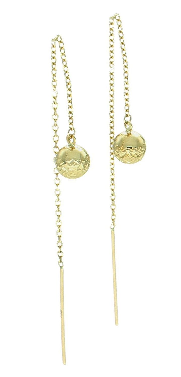 Kolczyki wiszące kulki grawerowane przeciągane próba 375, KL 5183 375 (1).jpg